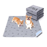 PICK FOR LIFE bone-print washable pad absorbs messes and protects floors