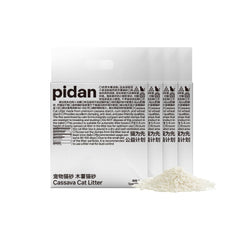 Pidan Cassava Cat Litter with fast clumping for easy cleanup.