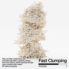 Pidan tofu cat litter fast-drying reduces odor.