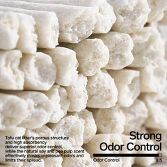 Pidan tofu cat litter ultra-absorbent locks moisture.