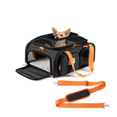 Pidipiti Frontier Allegiant Breeze under-seat carrier keeps a tiny pet comfortable in cabin.