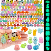 Piemow mini resin animals collection: vivid figures for fairy gardens and tiny displays.