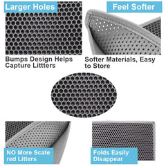 Pieviev soft EVA material is gentle on paws and easy to clean.
