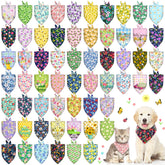 Piklodo spring dog bandanas with a variety of patterns for everyday cute looks.