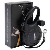 Pina 26ft retractable leash in use for controlled exploration