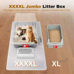 PINENEST XXXXL 8 inch deep pan supports large cats