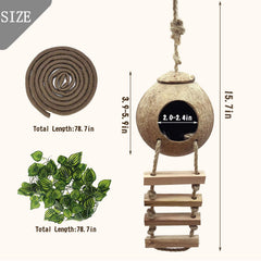 PINVNBY hanging loop design lets you position the hut securely