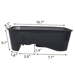 PINVNBY turtle tank features a 5-zone design for varied activities.