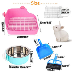 PINVNBY stainless steel bowls detaching for easy feeding and cleaning