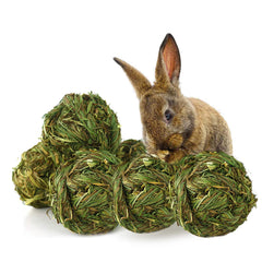 PINVNBY rabbit chew grass ball 3in for engaging play and chewing.
