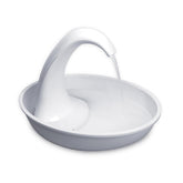 Pioneer Pet Swan bubbler fountain keeps water moving to promote hydration
