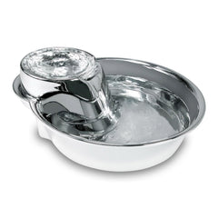 Pioneer Pet stainless steel Raindrop fountain with 60oz capacity attracts pets to drink more