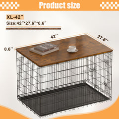 Piskyet rustic brown crate topper installation shows quick setup on a crate