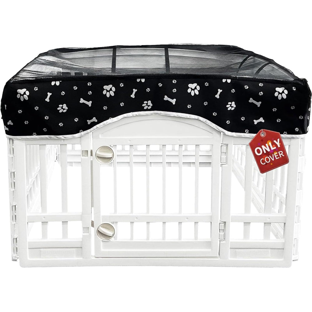 PJYuCien dog playpen mesh top cover for 36-inch square with airflow