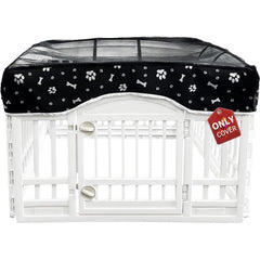 PJYuCien dog playpen mesh top cover for 36-inch square with airflow