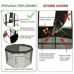PJYuCien outdoor cover deters intruders while keeping pet visible.