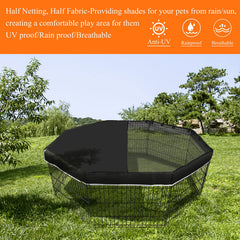 PJYuCien octagon cover provides UV protection while allowing airflow.