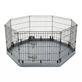 PJYuCien dog playpen bottom pad containing spills for easy cleanup