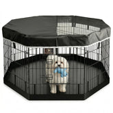 PJYuCien dog playpen top cover provides indoors supervision and outdoor shade