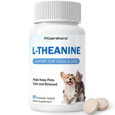 PKperekond L-Theanine tablet close-up highlighting a pure formula for daily use.