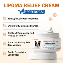 Applying PKperekond Lipoma Cream for Dogs to affected areas easily
