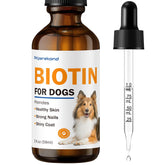 PKperekond liquid biotin for dogs bottle supports daily coat health