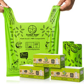 PLANET POOP compostable dog bags 90-count for eco cleanup.