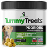 Planopaws Probiotics for Dogs packaging promotes digestive balance
