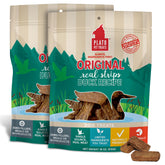 PLATO Real Strips Duck 18oz bulk pack, ideal for training rewards
