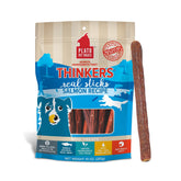 PLATO Salmon Thinkers Stick close-up highlighting real salmon as the main ingredient