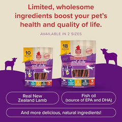 PLATO Thinkers EPA/DHA treats support skin and coat health.