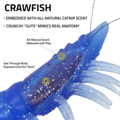 Playology Crawfish toy featuring textured jelly body for tactile fun