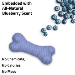 Playology non-toxic dog toy that's easy to clean after play sessions.