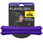 Playology senior dental chew stick for large dogs, jumbo size promotes easier chewing.