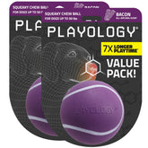 Playology Squeaky Chew Ball in action, promoting longer play for medium dogs