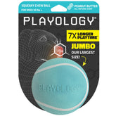 Playology Squeaky Chew Ball for large dogs with engaging squeak and durability.