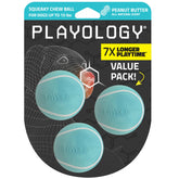 Playology squeaky chew ball for small dogs with durable design for indoor play