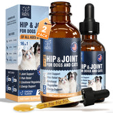 PLBKCTS 16-in-1 joint supplement bottle pour eases daily pet mobility