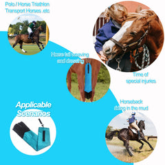 Plorbach fringe design acts as a natural fly swatter to deter insects.