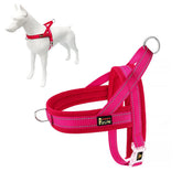 PLUTUS PET No Pull Harness with breathable mesh in pink XL for comfortable daily walks.