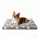 pobopobo dog bed mat with reversible plush side for cozy warmth