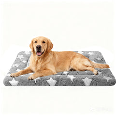 pobopobo dog bed mat plush reversible side for cozy warmth