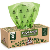Pogi's compostable bags with plant-based material for eco-friendly cleanup.