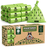 Pogi's compostable poop bags on roll for eco-friendly waste pickups.