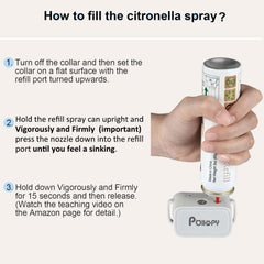 POIIOPY refill application shows simple steps for fast collar recharges