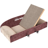 Poils bebe 26-inch cat sofa scratcher for lounging and scratching