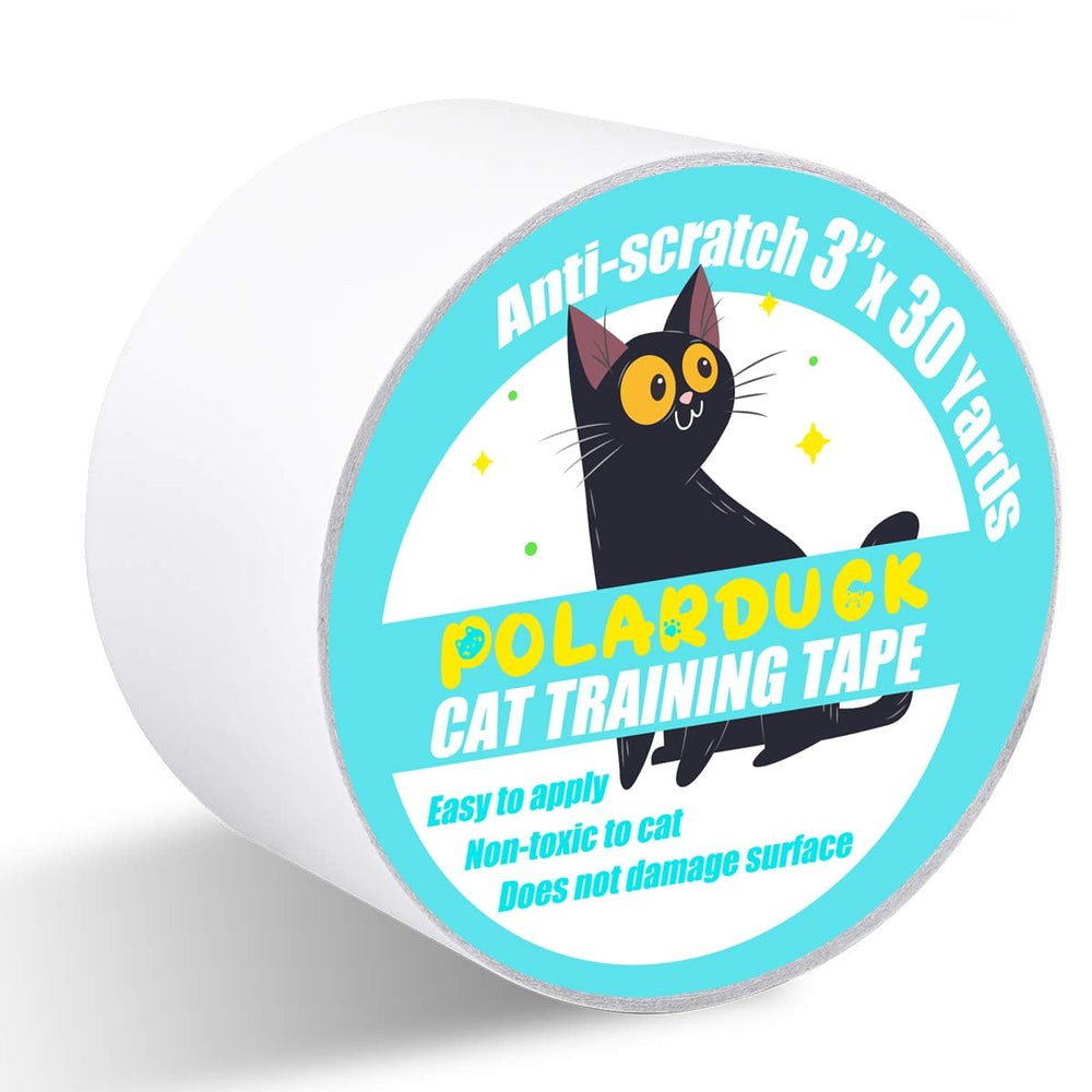 Polarduck anti-cat-scratch-tape packaging shows clear, safe furniture protection.