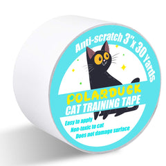 Polarduck anti-cat-scratch-tape packaging shows clear, safe furniture protection.