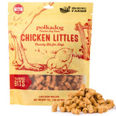 Polkadog Chicken Littles bites in a bag, ideal for quick, positive training rewards.