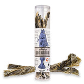 Polkadog cod skins dog treat 4.7oz regular pack, high-protein snack.